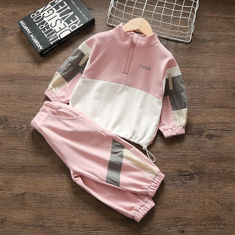 Children's clothing girls Spring and Autumn 2020 baby sets 1-2-3 years old Korean style girls sports suit kids clothes