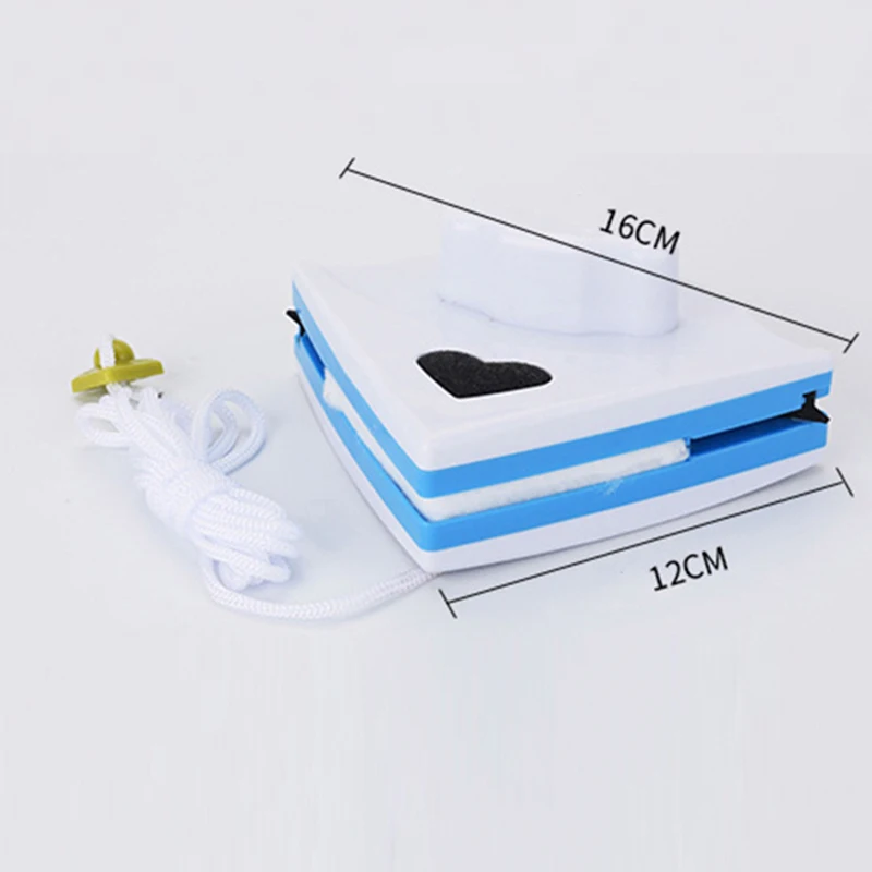 Cepillo de vidrio magn&eacute;tico de doble cara, herramienta de limpieza de ventanas, 1 Uds.-5
