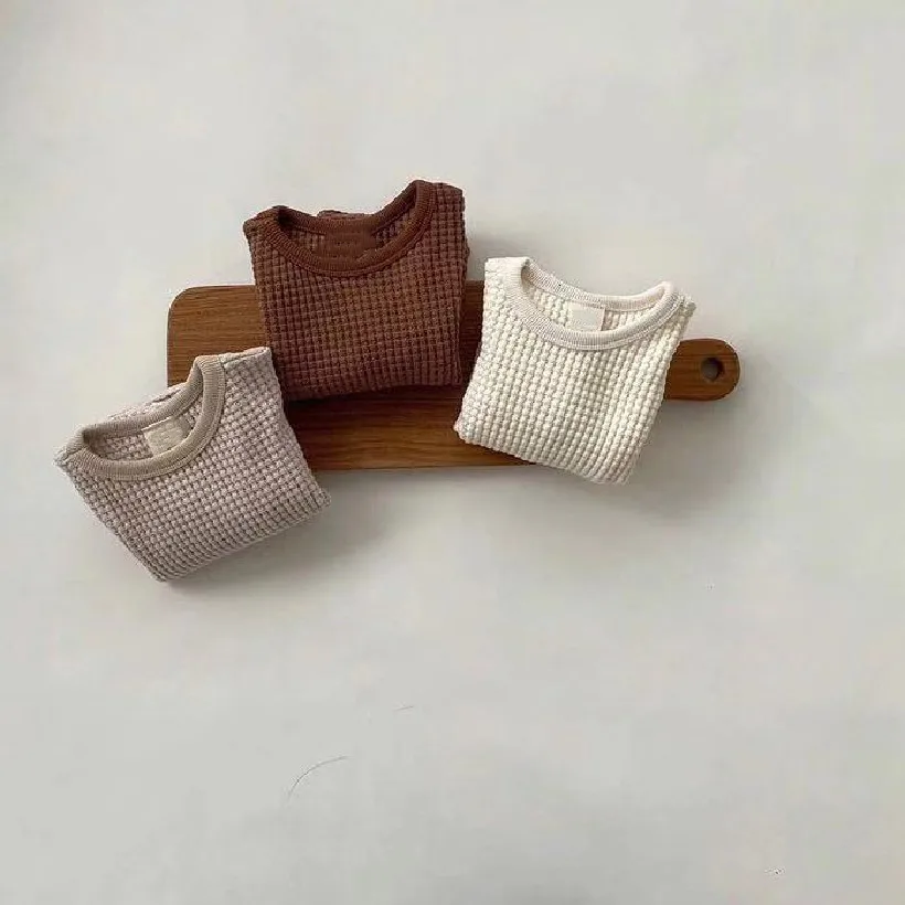 Tops de oto&ntilde;o para beb&eacute;, sudadera informal de manga larga para beb&eacute;, ropa holgada de algod&oacute;n para ni&ntilde;o, ropa para ni&ntilde;a peque&ntilde;a, su&eacute;ter, atuendo-4