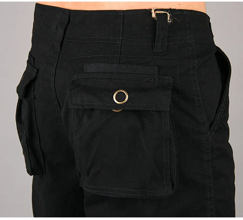 Fashion Men's Cargo Pants Military Tactical Men Multi Pockets Outwear Streetwear Army Style Straight Slacks Long Trousers | Мужская
