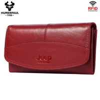 genuine leather rfid women wallets luxury fashion female coin purse with card holder long design quality phone pocket ladies
