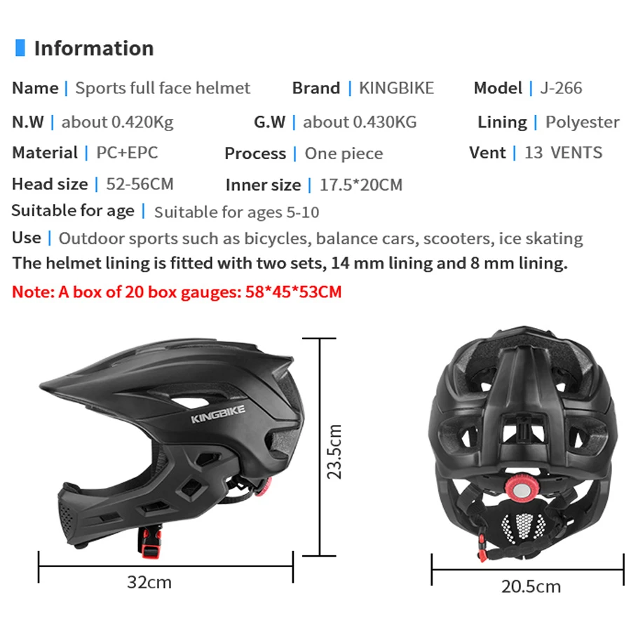 Велосипедный шлем с полным покрытием параллельный для детей катания на