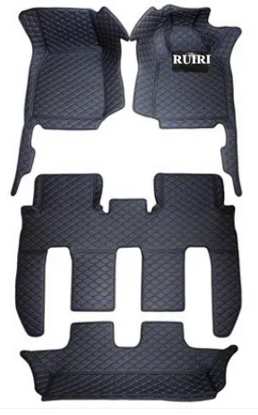 

Высококачественные коврики! Специальные автомобильные коврики на заказ для правого руля Nissan Pathfinder R52 7 мест 2020-2013 водонепроницаемые коврики