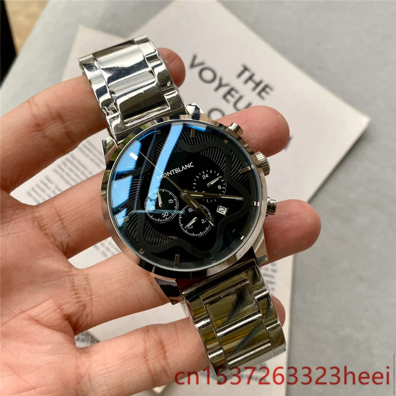 

MONTBLANC watch men's skeleton automatic mechanical AAA watch gold skeleton retro men's women watch quartz watch