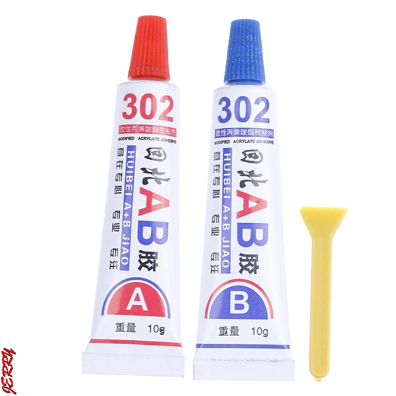 Сверхпрочный клей A/B эпоксидный прозрачный быстродействующий для фиксации