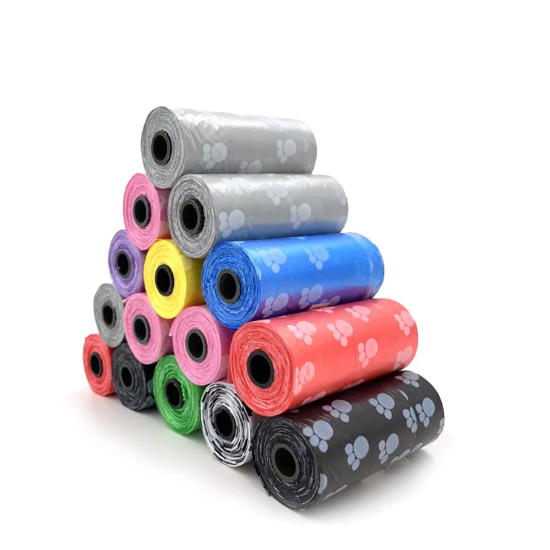 

Pet dog poop bag dispenser collector scoop holder puppy cat poop shovel bag small roll pet cleaning dog poop picking bag