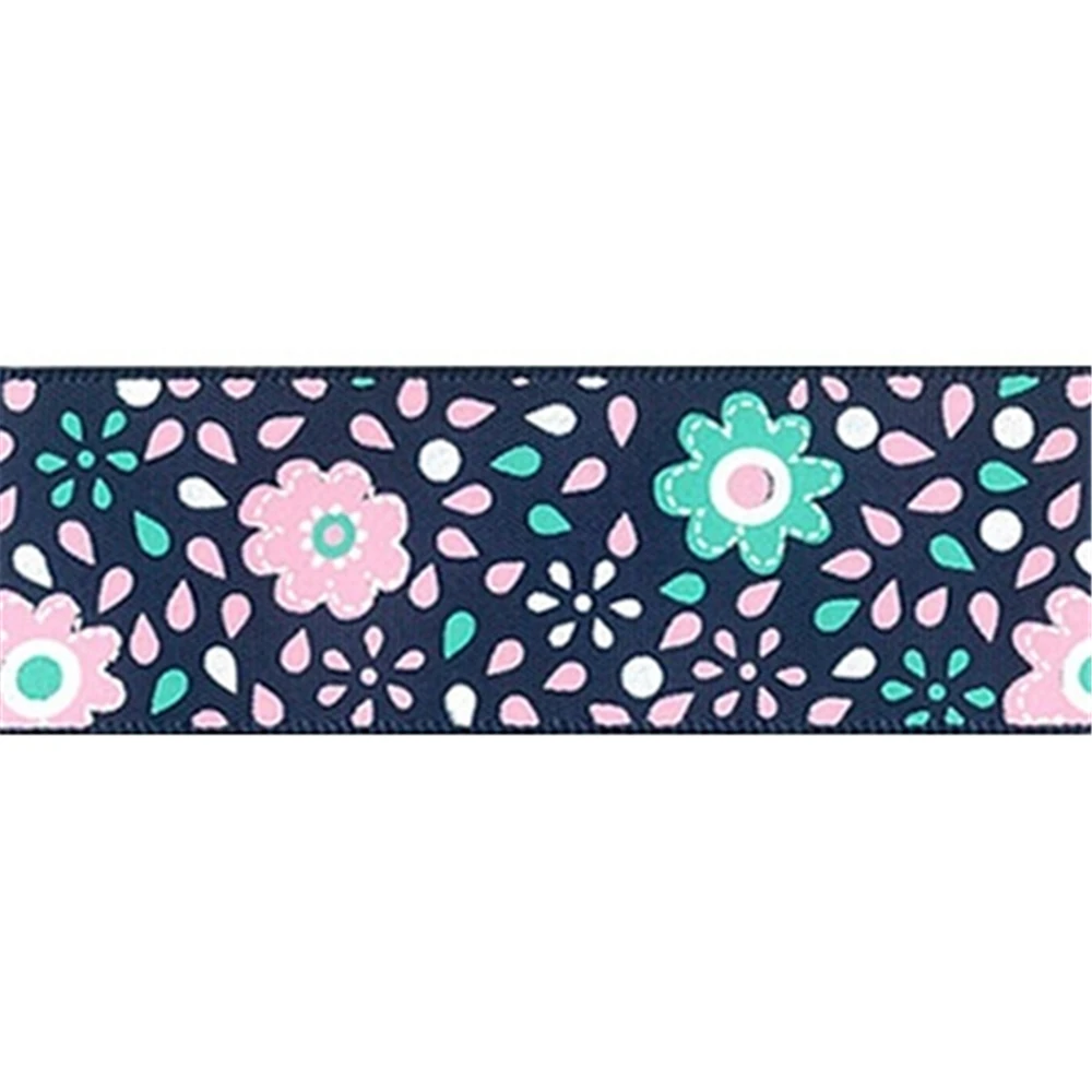 Новинка 25 мм 5 ярдов термопереводная печатная лента серия Подсолнух украшения