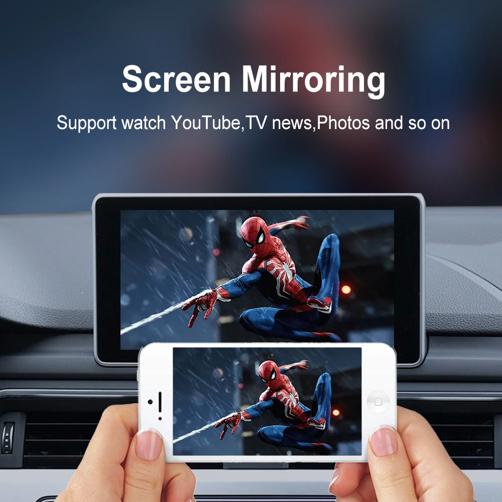 Carlinkit 2021 Новый беспроводной ключ CarPlay USB Android автомобильный навигатор
