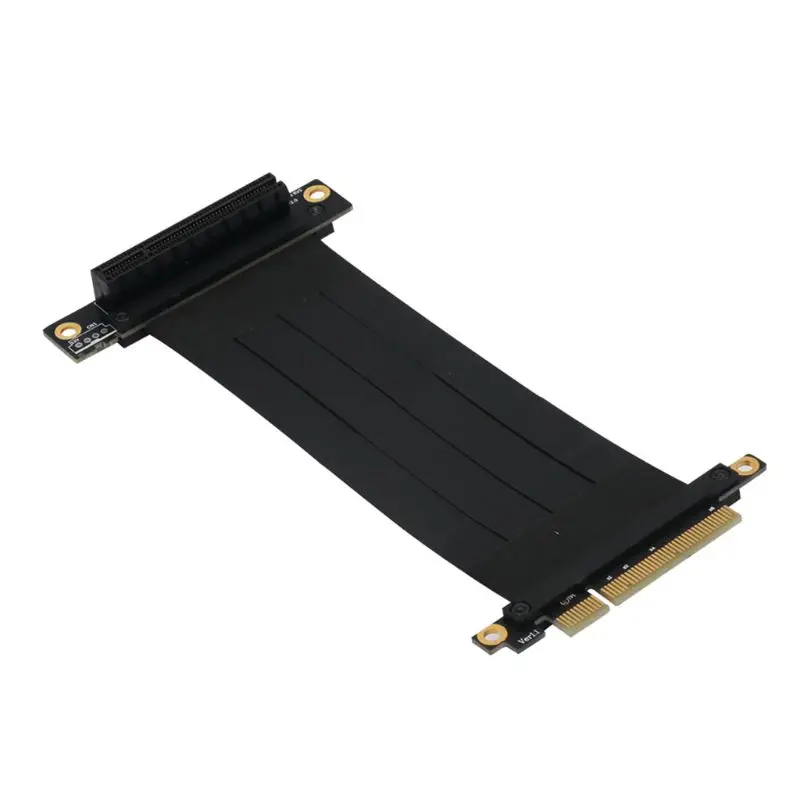 

20 см высокоскоростной ПК PCI Express 8X Riser коннектор кабель Riser Card PCI-E 8X гибкий кабель удлинитель адаптер 270 °