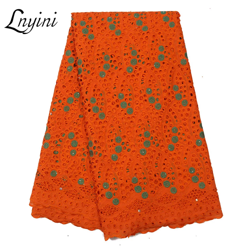 Швейцарская вуаль кружева в швейцарской нигерийской хлопковой кружевной ткани