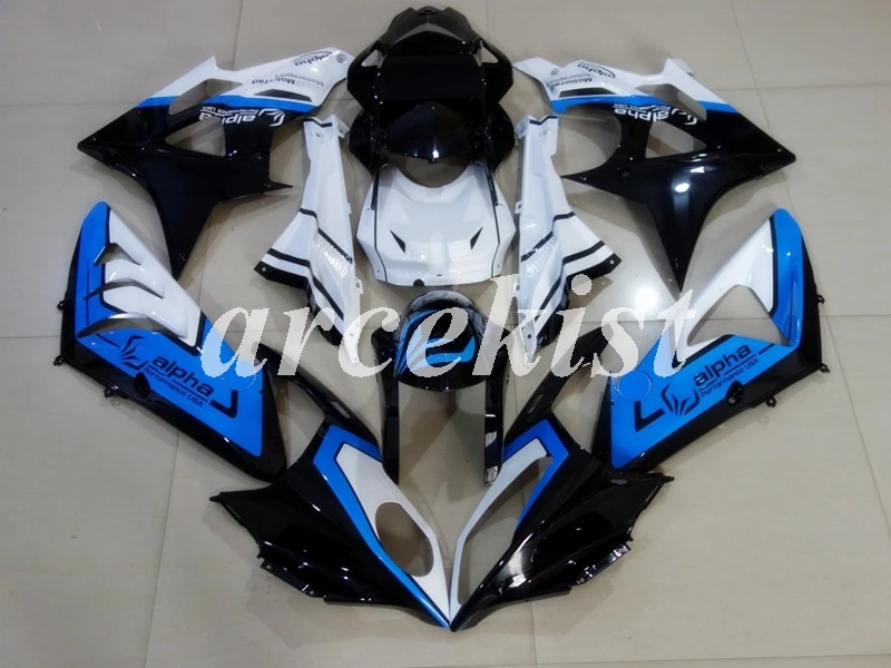

НОВЫЕ комплекты обтекателей для мотоциклов ABS, подходят для BMW S1000RR 09 12 13 14 HP4 2009 2010 2011 2012 2013 2014, комплект кузова синего и белого цвета