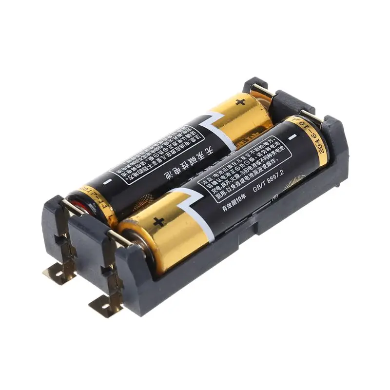 SMT/SMD 2 AA батарейный отсек чехол для двух батарей контейнер хранения Прямая