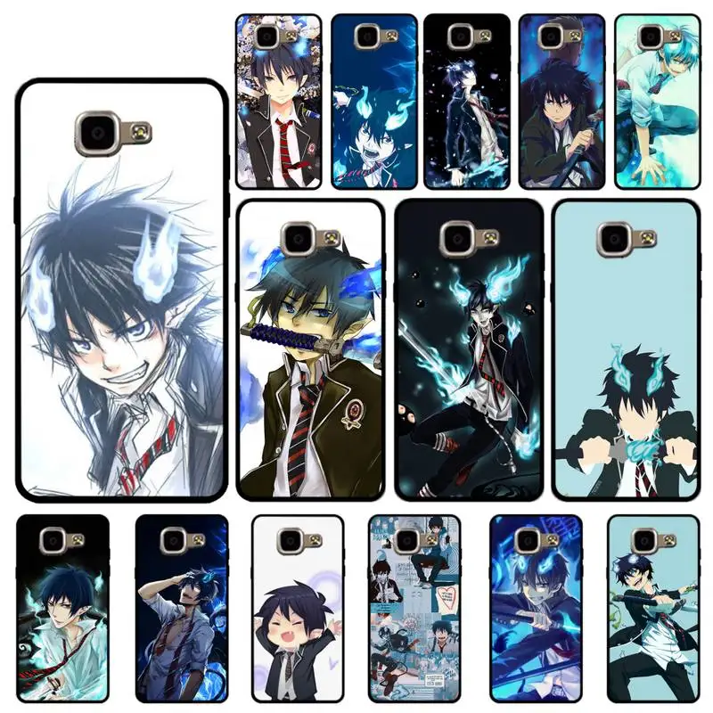 

FHNBLJ BLUE EXORCIST Ao no Ekusoshisuto Phone Case for Samsung A6 A8 Plus A7 A9 A20 A20S A30 A30S A40 A50 A70