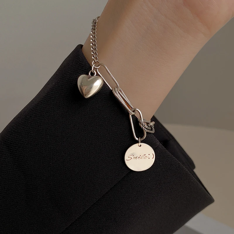 

yin ao 925 Sterling Silver Thai Silver Bracelet Female Ins Special Interest Light Luxury High Grade Sense Hand Jewelry Vintage