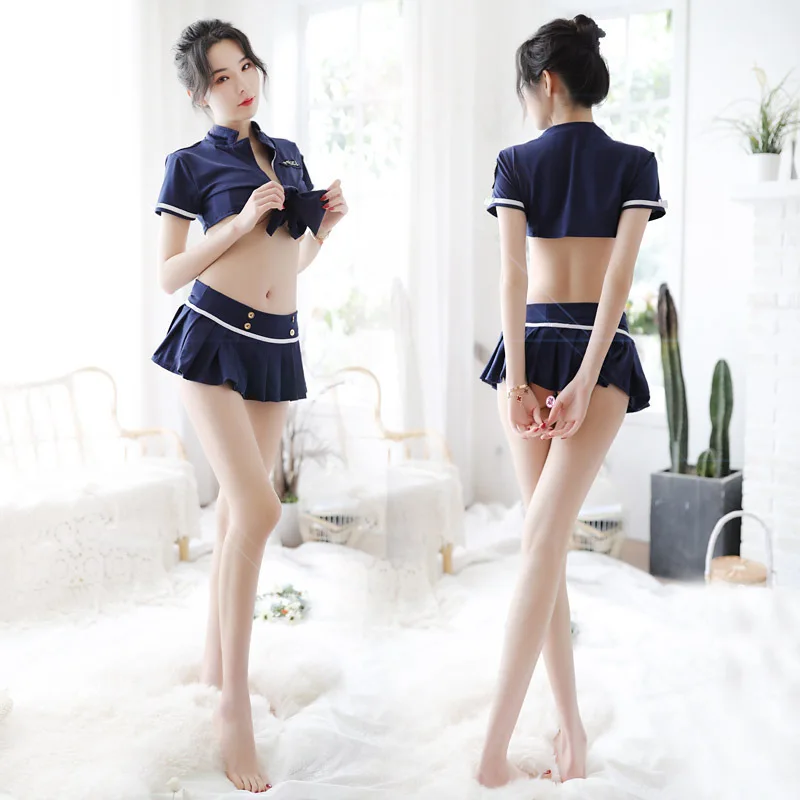 

Ljepota Sexy police uniform cosplay lingerie adult erotic costume sexy stewardess police costumes skirt temptation schoolgirl