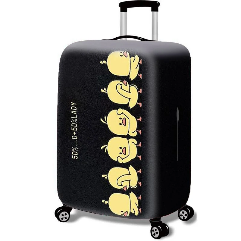 24 Luggage cover SEREQI New style World Map Design Luggage Protective Cover Travel Suitcase Elastic Dust Cover For18 to 32Inch Travel Accessories - Цвет: 24 Luggage cover