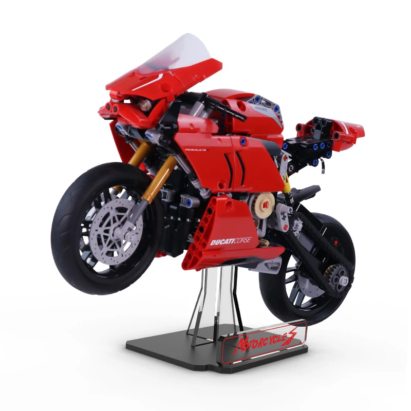 

Acrylic Display Stand Compatible For 42107 Panigale V4 R Technical Creator Expert Toys (Not Include The Model)