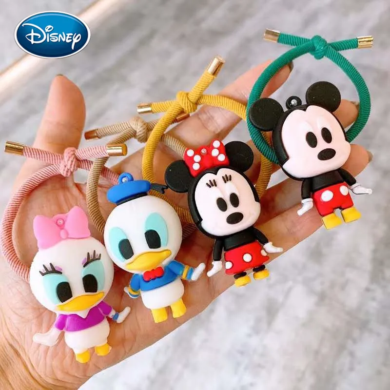 Disney 1 шт. милое большое кольцо для волос с Микки Маусом ins Сетчатое красное девочек
