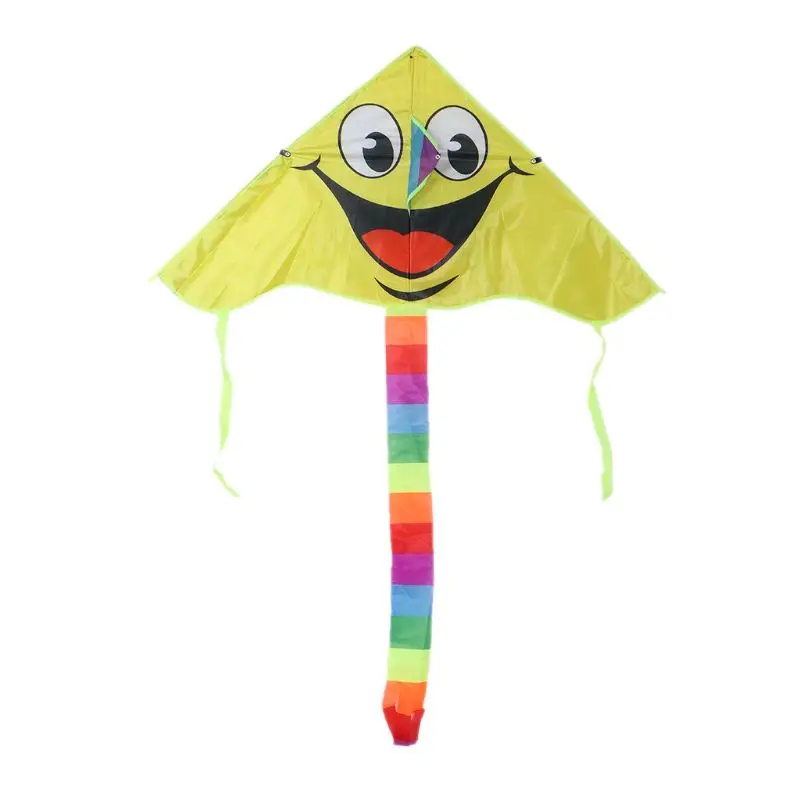 

Cartoon Smiling Face flying kite for children Outdoor Sports Smiley Animation Flying Fun Sports For Kids