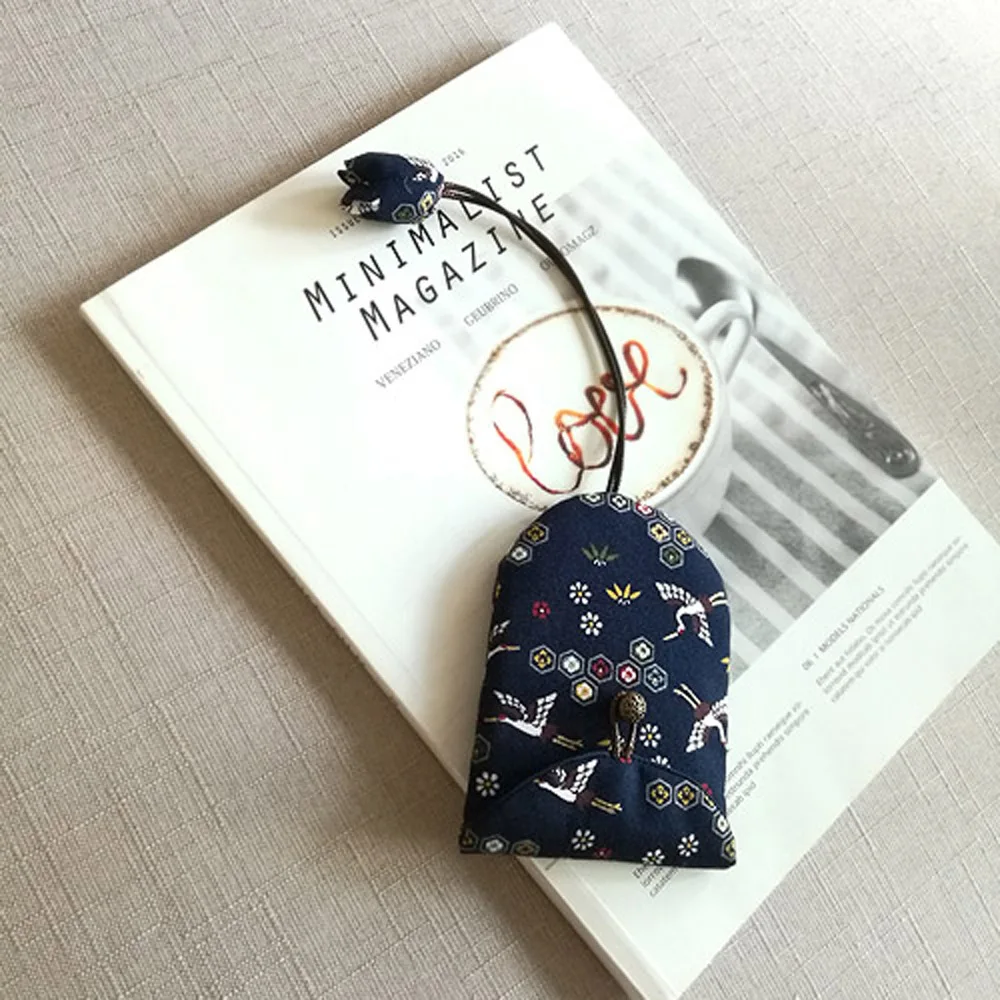 Женская тканевая монетница уникального цветочного дизайна сумка для