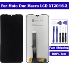 Оригинальный ЖК-дисплей для Motorola Moto One Macro LCD XT2016-2 ЖК-дисплей сенсорный экран дигитайзер сборка Замена для Moto One Macro LCD