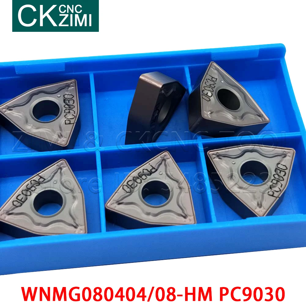 

WNMG080408-HM PC9030 WNMG080404-HM PC9030 carbide Inserts Turning Inserts CNC tools WNMG Inserts Lathe Blade for Stainless Steel