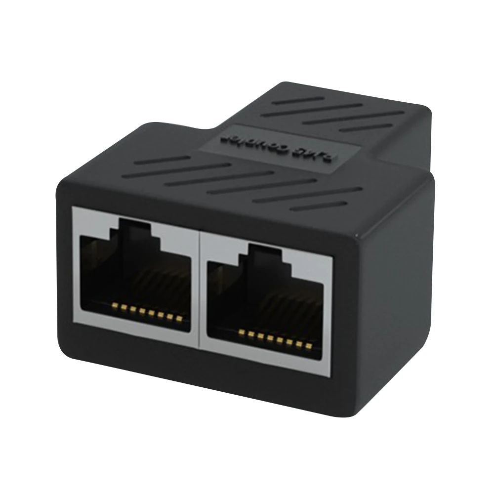 

1PCS RJ45 1 to 2 Ways Female Splitter Connector Adapter LAN Ethernet Network