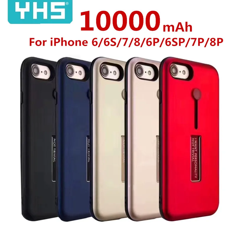 Ультратонкий чехол для iPhone 6 6s 7 8 Plus 10000 мАч|Внешние аккумуляторы| |