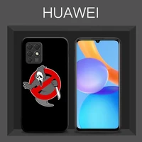 ghostface scream movie phone case black color for huawei p40 p30 p20 pro mate 20 lite honor 10 10i 9x 8a 8x shell cover