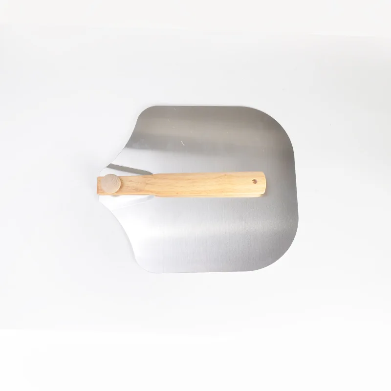 Съемная лопатка для пиццы складная деревянная ручка алюминиевый инструмент