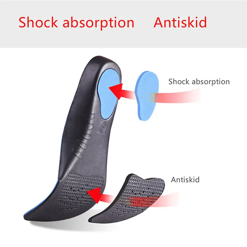 

Men Women Flat Foot Correction Insoles Health Sole Pad Feet Care Insoles Shoes Arch Support Cushion ASD88
