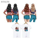 Термонаклейка на одежду Sister Girl, сделай сам, Термотрансферная нашивка на женскую футболку, куртку, термоклейкая нашивка, модная дамская аппликация, Декор