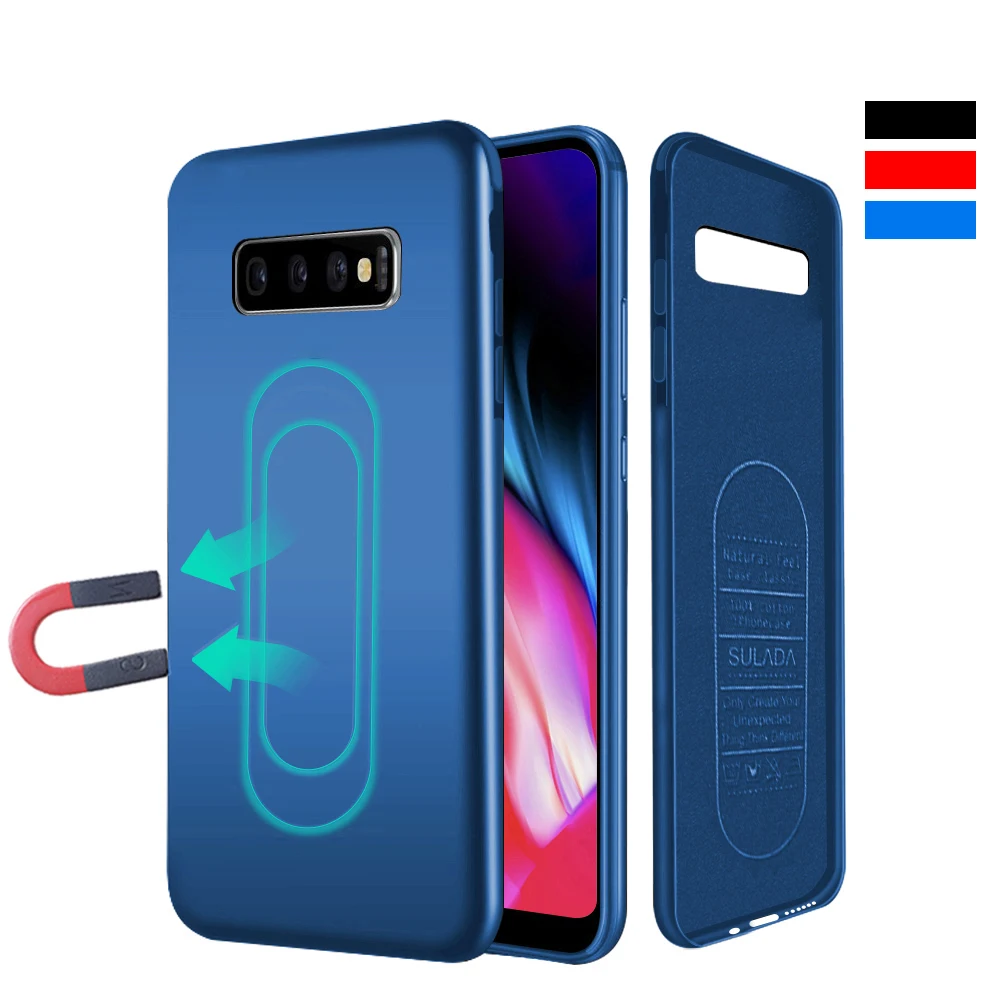 Автомобильный держатель Магнитный чехол для Huawei P30 Mate 30 Pro Мягкий ТПУ Силиконовый