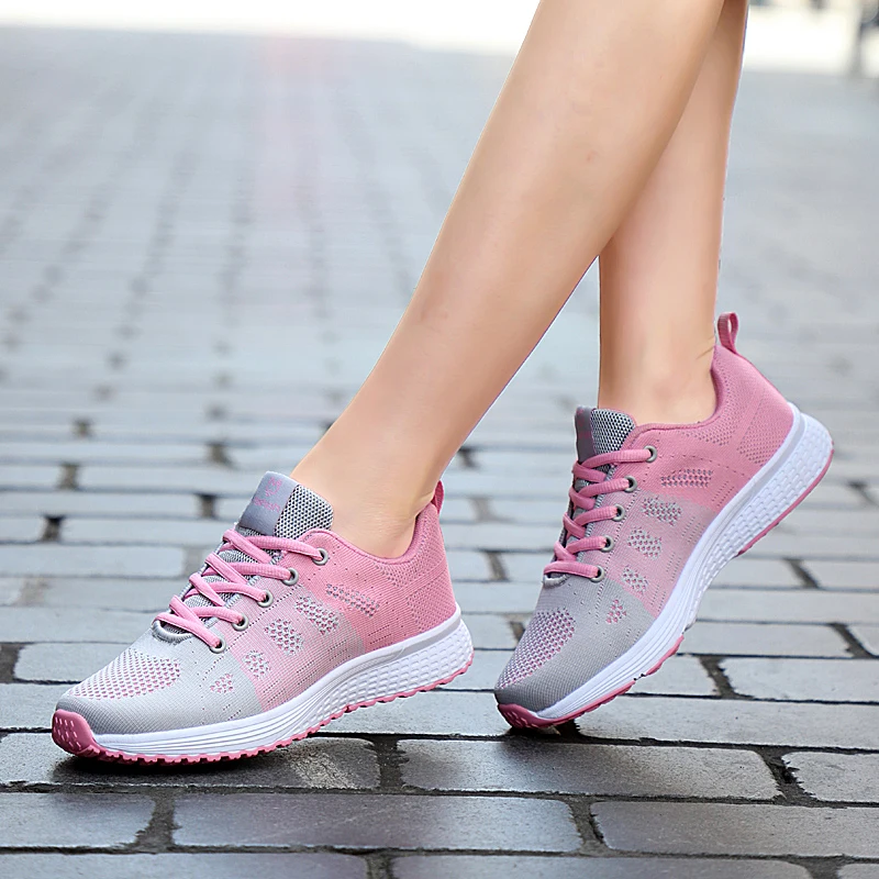 Женские теннисные туфли 2019 светильник мягкие спортивные Женская теннисная обувь