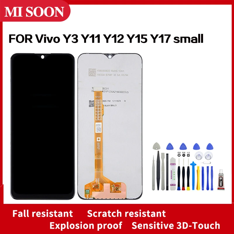 

Оригинальный маленький сенсорный ЖК-экран для VIVO Y3, Y11, Y12, Y15Y17, дигитайзер для VIVO Y3Y11Y12, ЖК-экран с инструментами для разборки