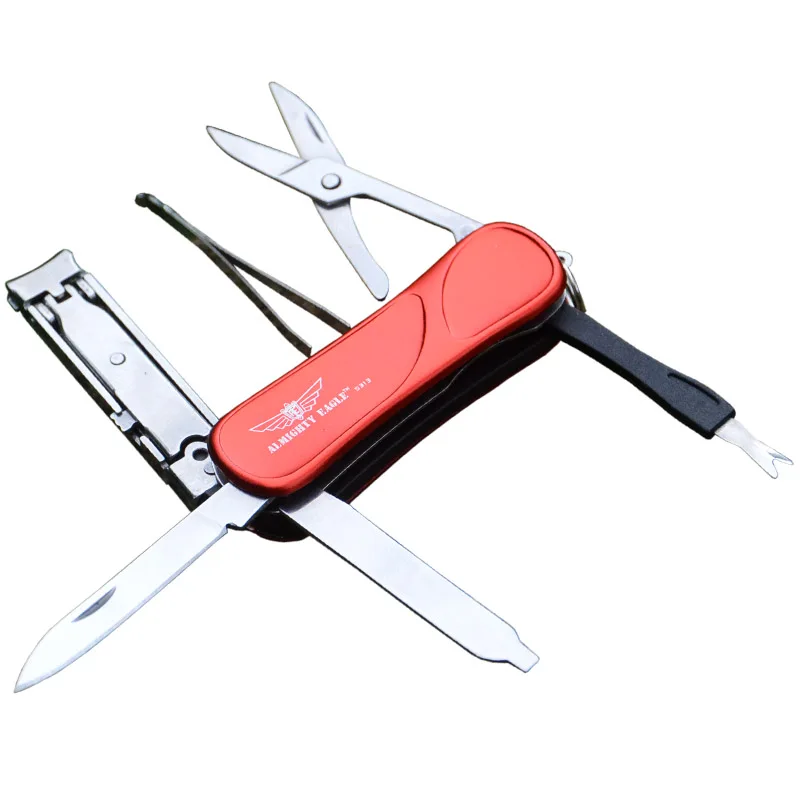 

ALMIGHTY EAGLE Multifunction Tools Nail clippers Knife with EDC Scissors Blade Mini Clipper Portable Multitool Household Oudtoor