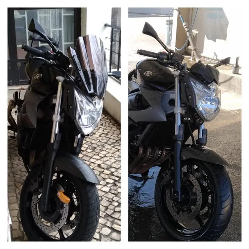 Уличные велосипеды ветровые дефлекторы лобовое стекло для 2009-2015 Yamaha XJ6 XJ6N XJ 6 6N