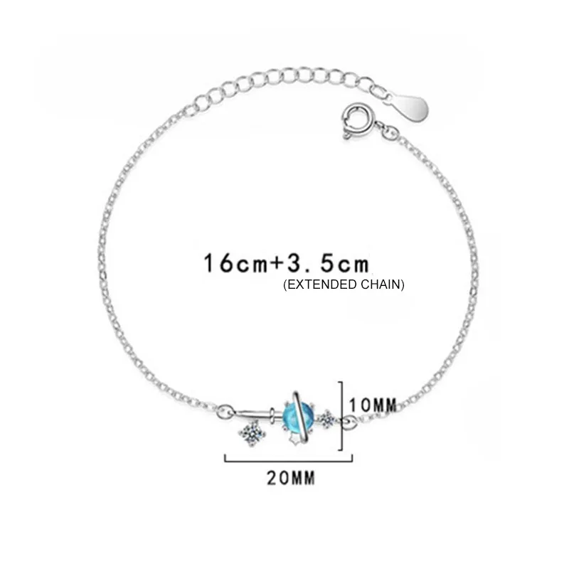 Женские браслеты с кристаллами MEETSOFT модные из серебра 925 пробы цирконием и