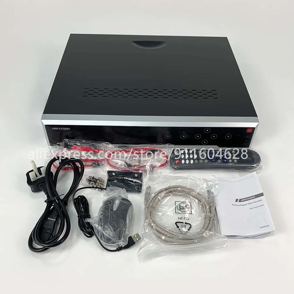 HIkvision 16ch H265 NVR 4k 16-канальная Поддержка до 8MP IP-камер DS-7716NI-K4 4 SATA | Безопасность и