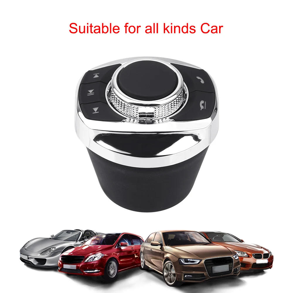 

8 Keys Car Wireless Steering Wheel Control Button Cup Shape Car Accessories LED Light For Car Android Navigation Player
