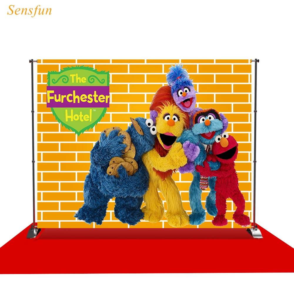 LEVOO фотографический фон furchester Улица Сезам анимация фотостудия фотосессия