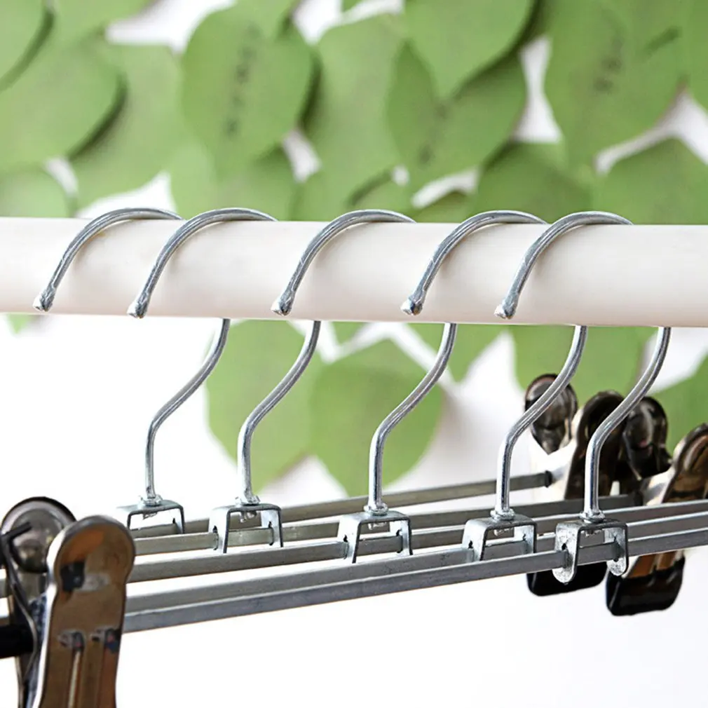 Брюки юбка вешалки Высокое качество нержавеющая сталь подставка держатель с 2