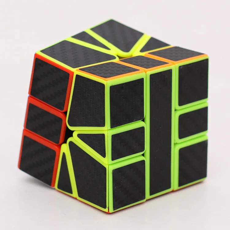HelloCube Moyu Mofangjiaoshi Meilong SQ-1 Twist Magic Cube SQ1 Carbon Fiber stickers cube Square 1 Neo Educational | Игрушки и хобби