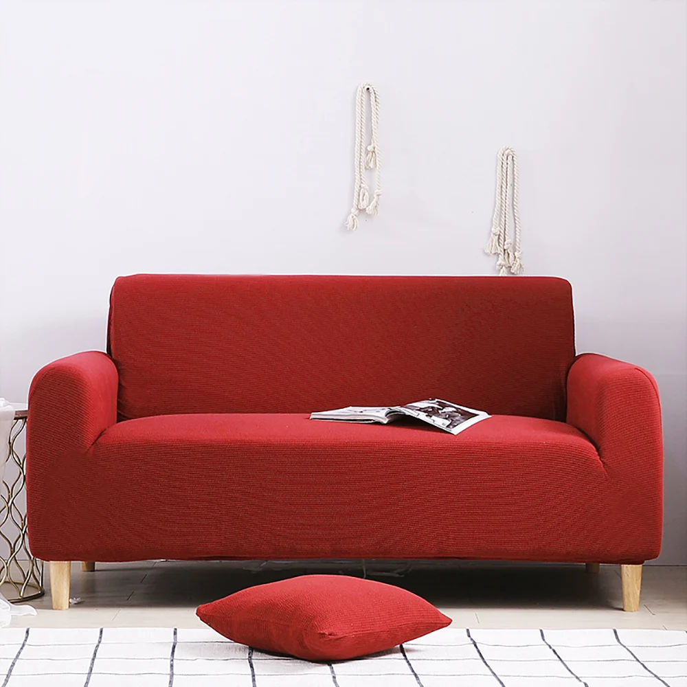 Темно-зеленый чехол для дивана удобный высококачественный однотонный