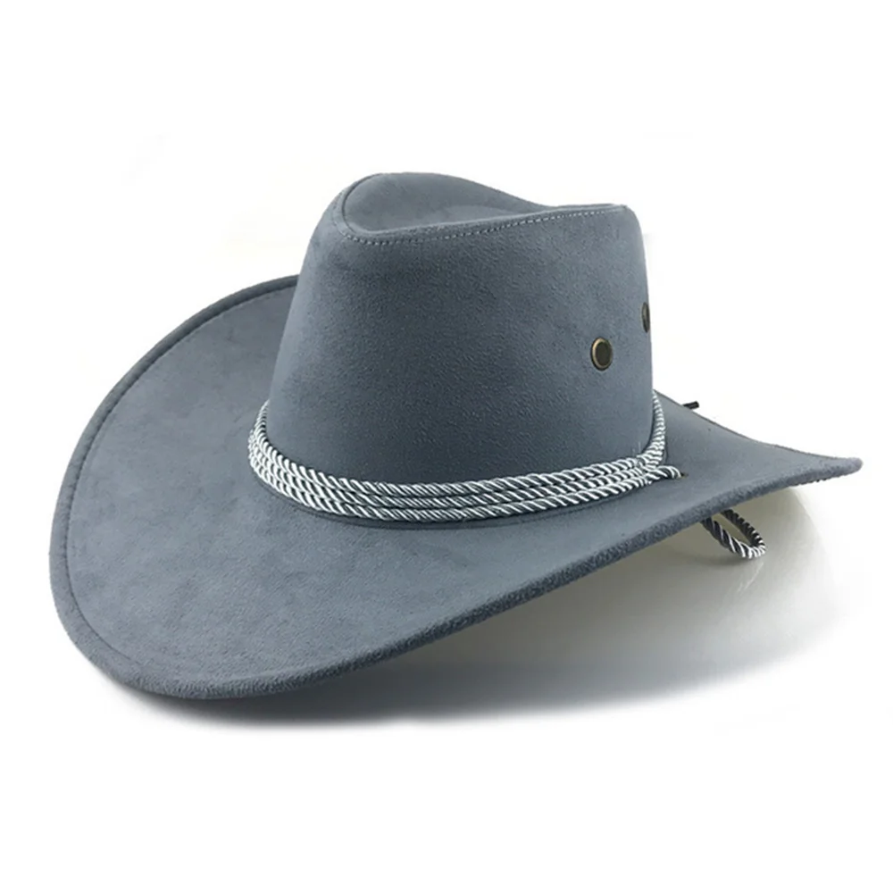 Ковбойская шляпа в западном стиле унисекс от солнца из искусственной кожи с