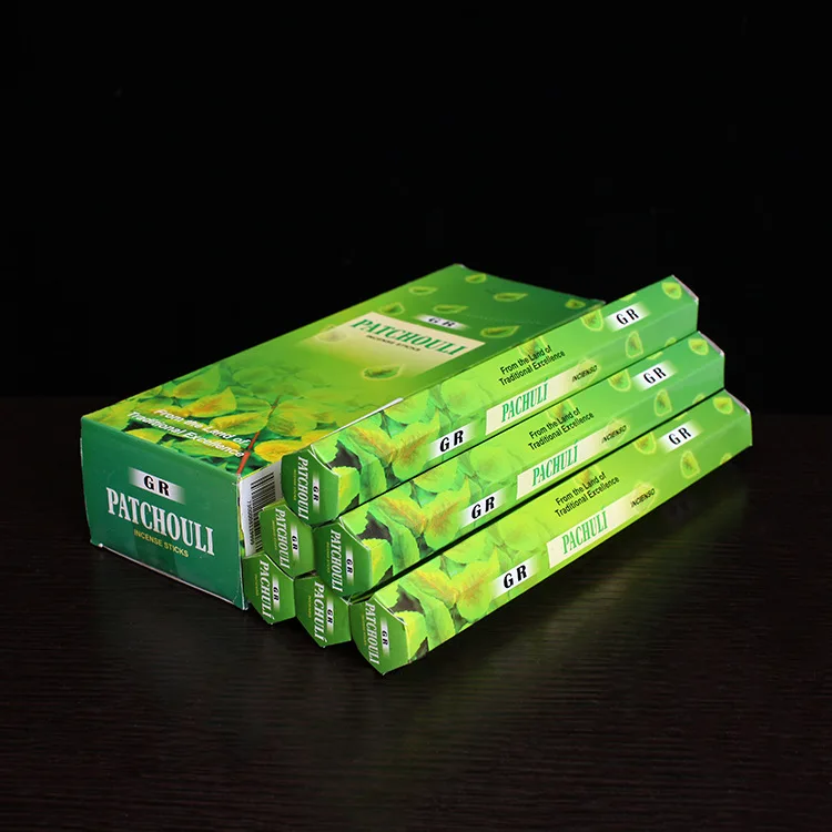 Высокое качество пачули индийские ароматические палочки 20 палочки/трубка
