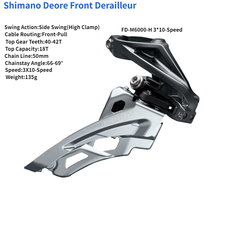 Shimano Deore передний переключатель FD M6000 H L M6025 M618 D M616 M611 M610 M591 M590|Велосипедный