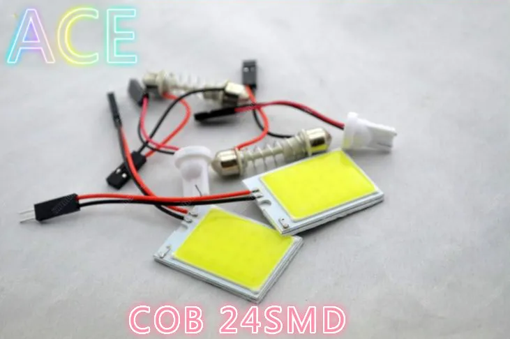 4 шт. гирлянда купольные огни 5050SMD 24 светодиодные лампы COB 5050 Светодиодные панели