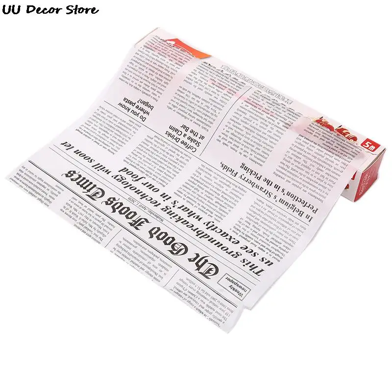 

5M*30cm Cokytoop Parchment Paper Baking Tools Food Grade Grease Paper Bread Sandwich Burger Fries Wrappers Cookie Oilpaper