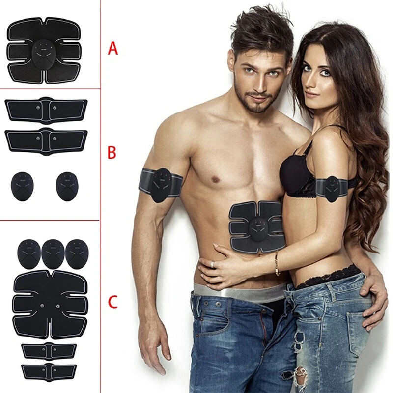 Smart Ems Electric Muscle Stimulator for Exercises Abdominal Trainer Hip Buttock Six Pack Body Fitness Slimming Massage |